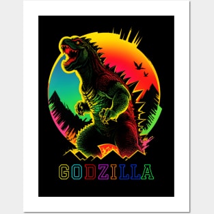 Godzilla king of the monsters Posters and Art